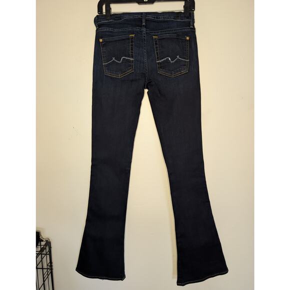 7 For All Mankind Women Jeans, "Kaylie" Dark Wash Bootcut Jeans, Sz 27 - Picture 11 of 11